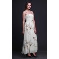 thumbnail image 3 of Bimba Robe à Bretelles Smockée en Georgette pour Femmes à Imprimé de Fleurs et d'Oiseaux Bulbes - XX-Grand, 3 of 7