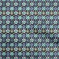 thumbnail image 1 of oneOone Viscose Jersey Black Fabric Asian Kilim Craft Projects Decor Fabric Printed By The Yard 60 Inch Wide, 1 of 5