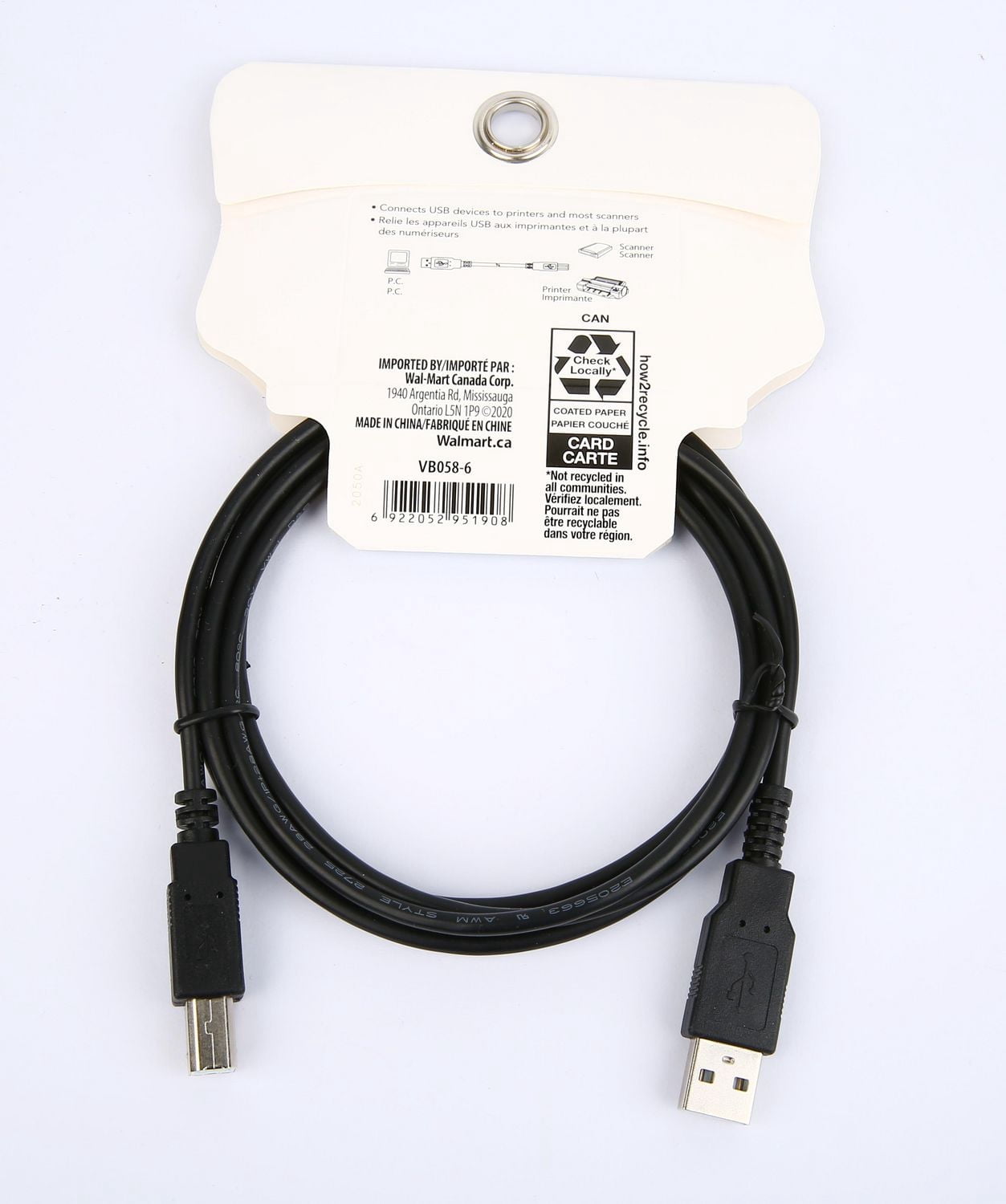 PRINTER CABLE 6 Feet/1.8M