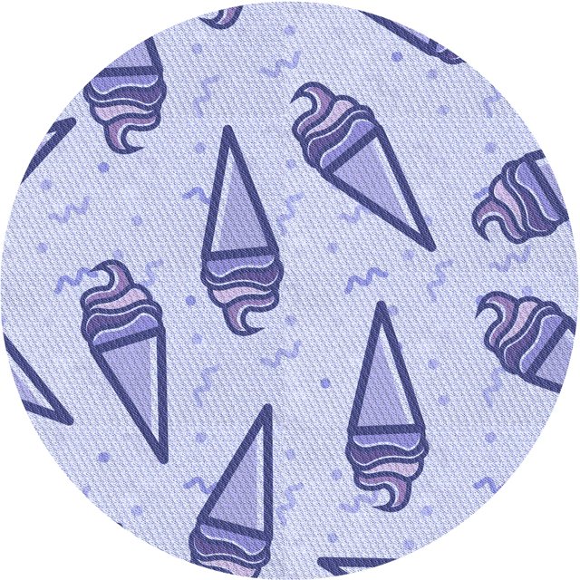 Ahgly Company Tapis Rond Lavable en Machine Intérieur Transitionnel Bleu Céleste, 6 Pieds Rond