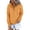 Orange, variant on EQWLJWE Womens 2023 Hooded Snap Button Collar Drawstring Hoodies Pullover Sweatshirts Fall Long Sleeve Tops Shirts with Pocket Plus Size Oversized Sweatshirts For Women Halloween