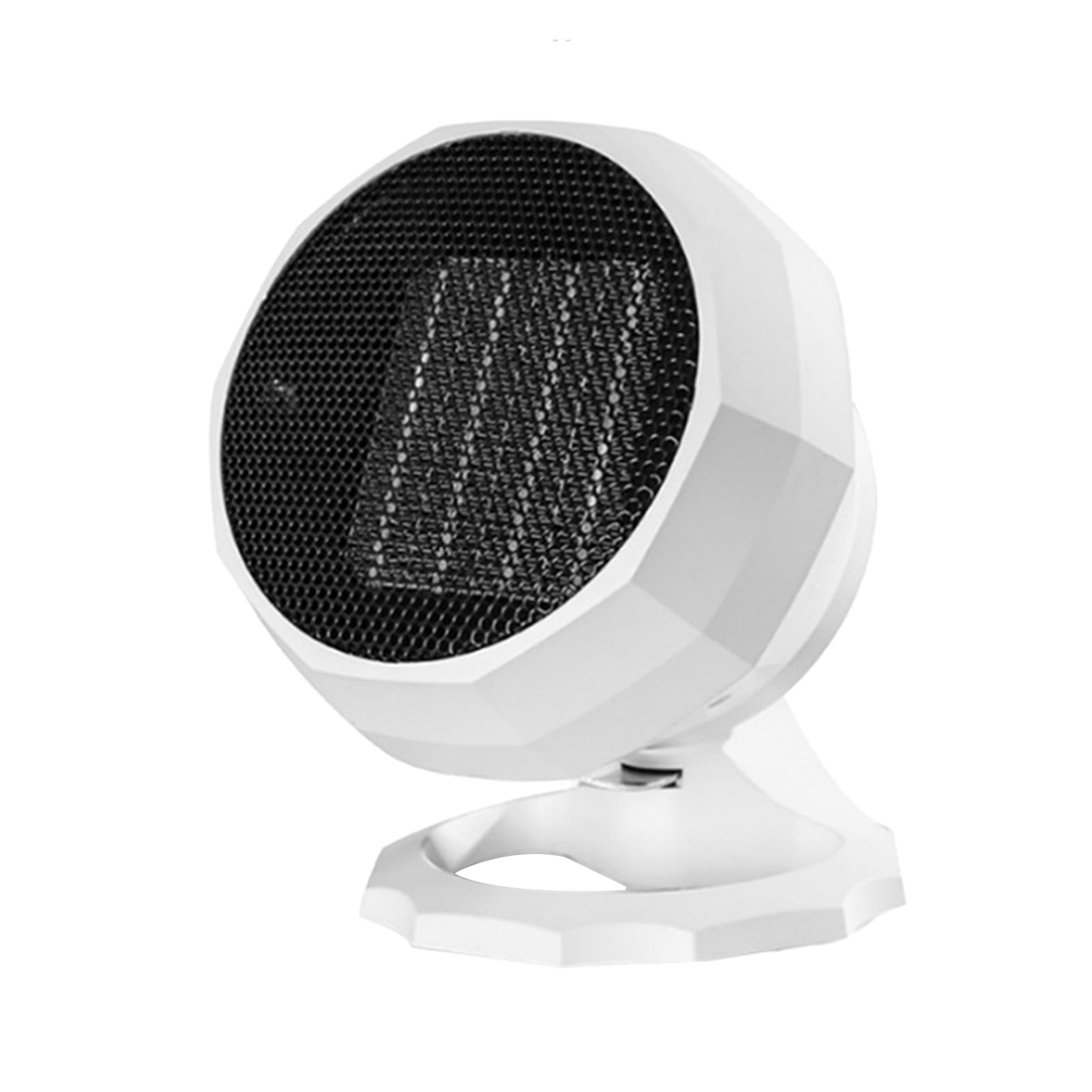 yeacher Compact 2000W PTC Ceramic Space Heater with 180° Adjustable Tilt, 3 Heat Settings, Low Noise, 3S Rapid Heating, White, US 110V