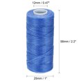 thumbnail image 3 of Unique Bargains Fil à Coudre en Cuir Ciré en Polyester Bleu Saphir, 55 Yards, 3 of 6