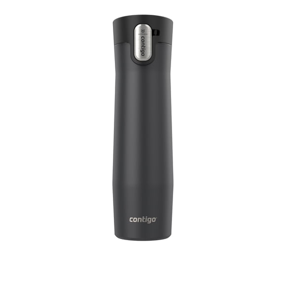 Contigo West Loop 3.0 Tasse de Voyage Isolée en Acier Inoxydable, Étanche avec Couvercle AutoSeal, 24 Oz, Noir Mat