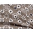 thumbnail image 5 of oneOone Rayon Dusty Brown Fabric Block Fabric For Sewing Printed Craft Fabric By The Yard 56 Inch Wide, 5 of 5