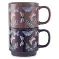 thumbnail image 2 of Thyme & Table 2 Pack Stacking Butterfly Purple Mugs 14.2 fl oz, Stoneware, 2 of 5