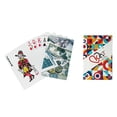 thumbnail image 2 of Kat Let’S Play 3 Piece Playing Cards Plastic Coated Design A B C Multicolour Pack Premium Art Card Paper Decks For Adult - Bridge, Poker, Rummy, Teen Patti | With Much Better Look | Playing Cards, 2 of 5