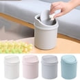 thumbnail image 1 of Sales Today Clearance! Household Desktop Trash Can with Lid, Small Mini Desk Trash Bin for Office, Bedroom, Kitchen, and Dorm Rooms, Compact Trash Container for Home Organization, 1 of 3