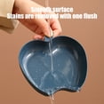 thumbnail image 4 of Apples Shape Plates Impregnable Dinner Plates Dishwasher Microwave Safe Plastic Plates Reusable Lightweight Plates For Kitchen Or Camping 3.35x3.15 Inches, 4 of 5