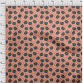 thumbnail image 4 of oneOone Georgette Viscose Peach Fabric Cat Face Animal Craft Projects Decor Fabric Printed By The Yard 42 Inch Wide, 4 of 4