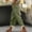 01 Green, variant on Weiqiqre Linen Pants Women with Drawstring Summer Beachwear Lightweight Elastic Waist Pants