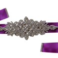thumbnail image 4 of mmirethe Wedding Ribbons Bridal Belt Dress Prom Crystal Sashes Evening Party Handmade Rhinestones Waistband, 4 of 9