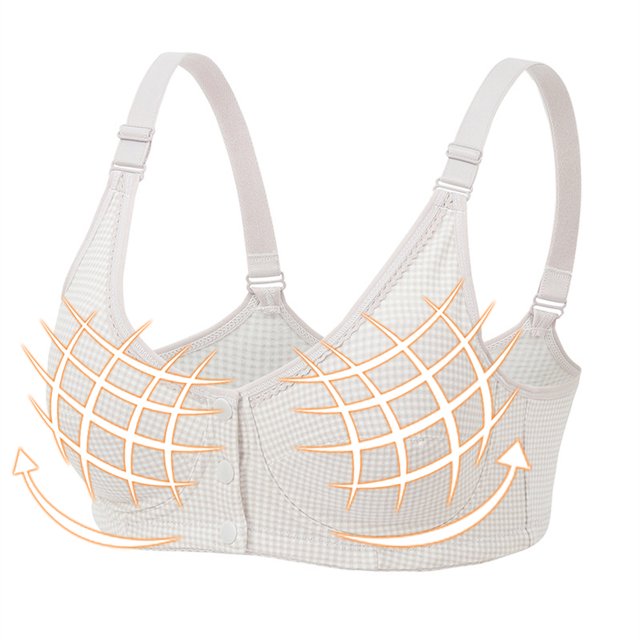 LSLJS Ladies Traceless Comfortable No Steel Ring Breathable Gathering Bra Woman Underwear