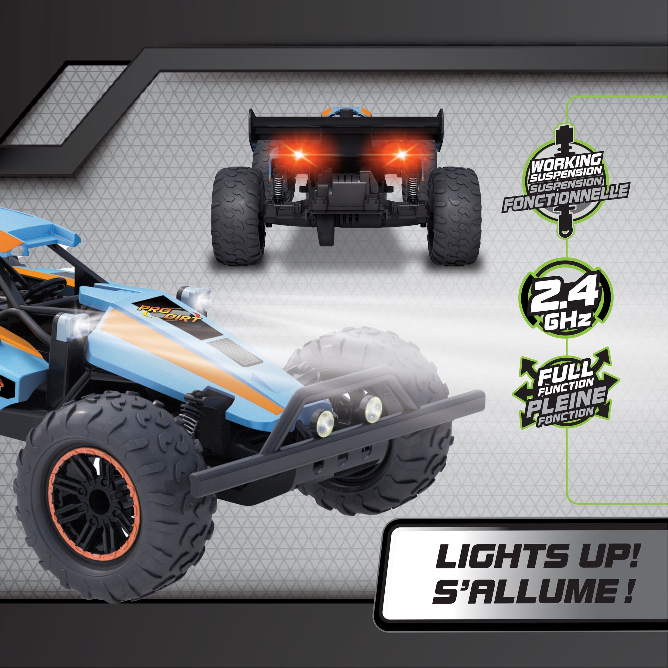 Buggy télécommandé bleu glacier Adventure Force (1:8) Baja Brute