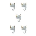 thumbnail image 2 of Maytalsory Animal Head Key Hook Sturdy And Durable Construction Adding Touch Of Whimsy White gold (rhino) 5Set, 2 of 6