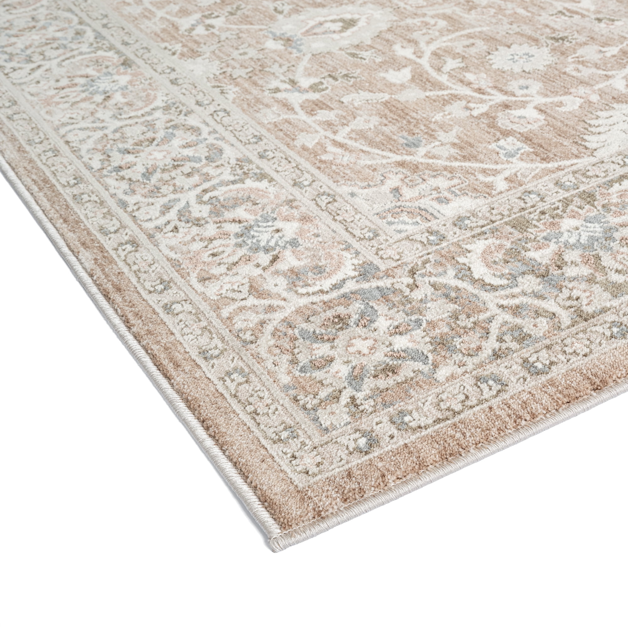 Tapis beige Flow Mainstays, 5 pi x 7 pi