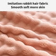 thumbnail image 4 of Dvkptbk Woolen Blanket Soft Bubble Fleece Blanket Warm and Soft Single Layer Double-Sided All-Season Solid Color Plush Blanket Bedding, 4 of 6