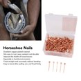 thumbnail image 3 of Copper Plated Durable Horseshoe Nails Improve Health Riding Equipment 250Pcs, 3 of 7