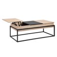 thumbnail image 3 of Homycasa 47.2'' Metal Expandable Coffee Table with Storage, 3 of 9