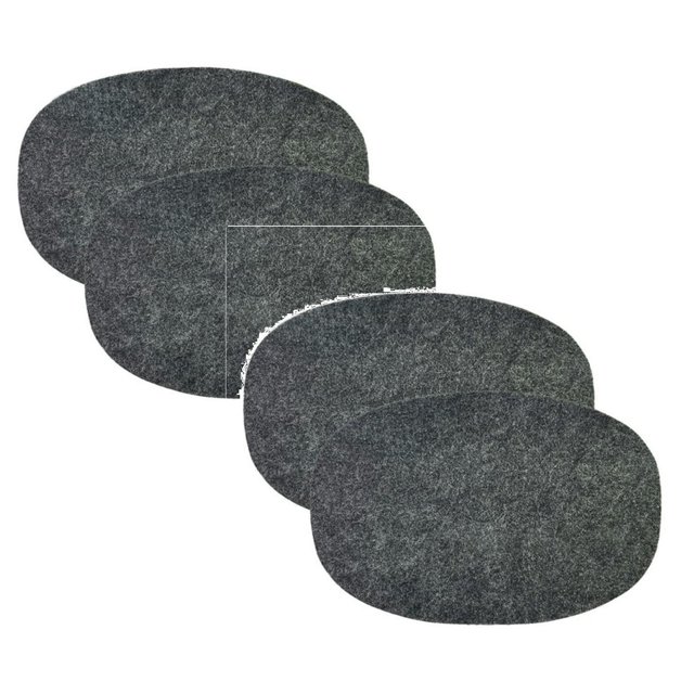 Oleegame 2PC Placemat Slow Cooker Heat Mat For 6 8 Compatible With And So On Oval Slow Cooker Heat Pad . Black