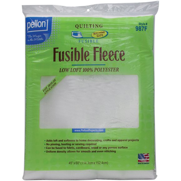 Pellon Fusible Fleece-White 45"X60"