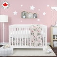 thumbnail image 1 of Literie pour Bébé 4 Pcs Flamant Rose Rose (#14), 1 of 6