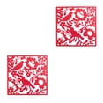 thumbnail image 4 of ZheElen 4piece Lightweight Hanging Divider Screens For Versatile Space Foldable Red Bird Chart 2Set, 4 of 6
