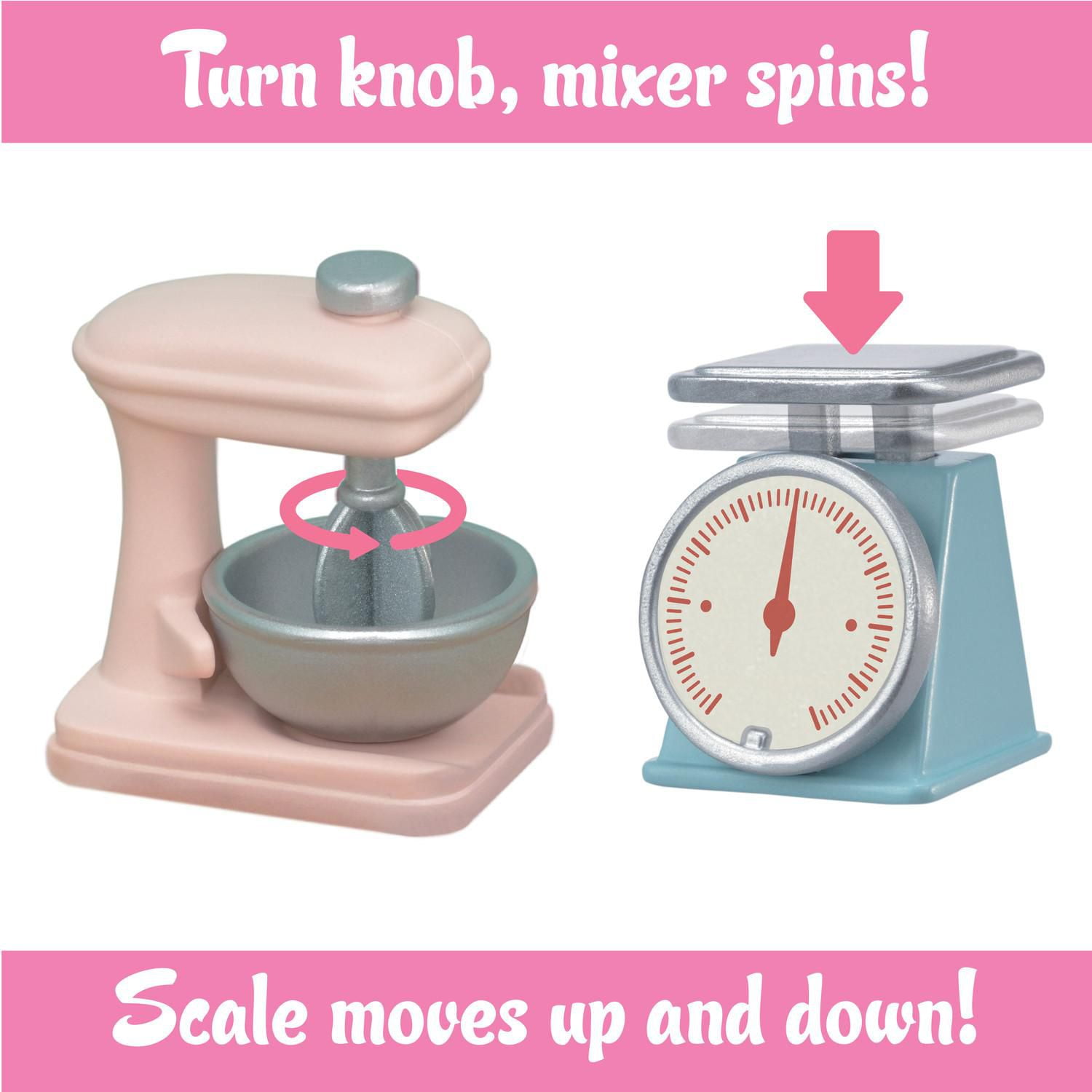 Calico Critters Kitchen Island, Dollhouse Furniture and Accessories with "Working" Features