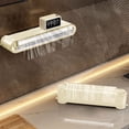 thumbnail image 4 of Refillable Plastic Wrap Dispenser with Cutter | Aluminum Foil & Baking Paper Dispenser | Magnetic Base for Fridge or Countertop | White, Gray, Beige, 4 of 8
