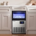thumbnail image 3 of Costway Stainless Steel Ice Maker, Under Counter & Freestanding Ice Making Machine, 3 of 10