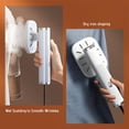 thumbnail image 4 of Cagogo under $5 2Pcs Portable Mini Steam Iron, Portable USB Mini Travel Iron, Rotatable Handheld Steam Garment Press, Foldable Compact Clothing Care, Fast Heating Titanium Plate, 4 of 9