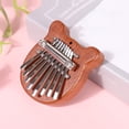 thumbnail image 4 of 8 Key Mini Wood Thumb Piano Portable Symmetric Finger Piano For All Ages Music Beginners, 4 of 5