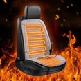 thumbnail image 2 of Hearth & Gear 24V Heated Car Seat Cushion 45 65 ℃ Heated Car Seat Cushion With Elastic Band Quick Heating Intelligent Control Car Seat Heating Pad For Winter Car Seat, 2 of 6