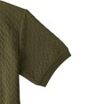 thumbnail image 4 of Pisexur T Shirts for Man,Man Chemise Décontractée Unie d'Été à Manches Courtes avec Col Rabattu et Boutons, Vert Armée, Chemises de Golf pour Hommes et Hommes, 4 of 9