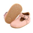 thumbnail image 2 of EYIIYE 0-18M Baby Girl Leather Anti-Slip Soft Sole Shoes, 2 of 7