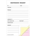 thumbnail image 2 of Maintenance Request Forms on 3 Part Carbonless Paper (Pack of 250), 2 of 4