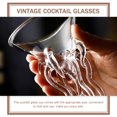 thumbnail image 3 of Shisuyan Cocktail Glass Goblet Exquisite Octopus Glass Wine Cups Party Drinking Cups, 3 of 8