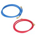 thumbnail image 2 of Refrigerant Charging Hose Fluoride Adding Tube Car Air Conditioning Repair Tool Car AccessoriesFor R410 2Pcs 1.5m, 2 of 13