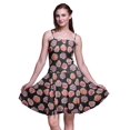 thumbnail image 1 of Bimba Robe Soleil Mini pour Femmes à Bretelles Spaghetti, Haut à Taille Smockée Imprimé Floral - Petit, 1 of 5