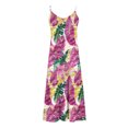 thumbnail image 5 of Ovzne Robes Grande Taille pour Femmes aux Formes Robe Femme Robes d'Été pour Femmes Imprimé Sans Manches Col Rond Robe Décontractée Longues Robes Robe Maxi Grande Taille Imprimée Liquidation, 5 of 5