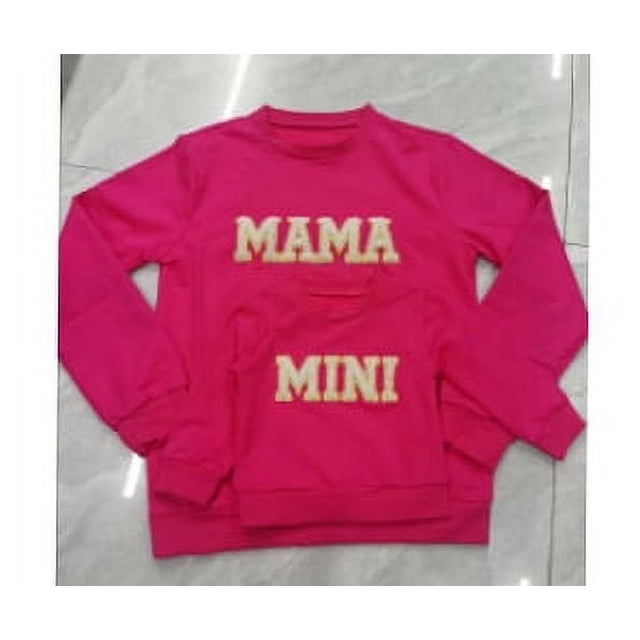 Mommy and Me Matching Outfits Long Sleeve Letter Print Sweatshirts