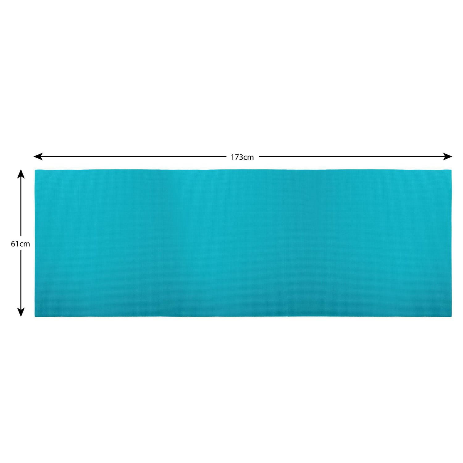 Ensemble de fitness, Tapis de yoga antidérapant et bandes de résistance pour exercice de Bodico, bleu