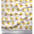 thumbnail image 1 of Soimoi Rayon Fabric Cup,Plate & Chick Cartoon Print Sewing Fabric Yard 42 Inch Wide, 1 of 3