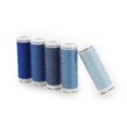 thumbnail image 3 of GÜTERMANN Sew-All Polyester Thread No. 120 Colour Gradient 5-Pack, Light Blue, 128 m (140 yd), 3 of 5