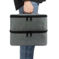 thumbnail image 2 of Sac de Transport pour Vernis à Ongles Facile d'Accès et de Rangement Pratique et Organisé Durable Facile à Transporter Sac Organisateur à Double Couche pour Vernis à Ongles pour un Accès Facile et de Rangement Sac de Transport pour Vernis à Ongles, 2 of 9