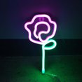 thumbnail image 1 of RKSTN Fall Decorations for Home Roses Neon Light Modeling Lantern Room Bedroom Decoration Valentine's Day Decoration Decorations, 1 of 2