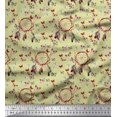thumbnail image 1 of Soimoi Tissu en Coton Cambric Attrape-Rêves & Butterfly Imprimé 1 Yard 42 Pouces de Large, 1 of 3