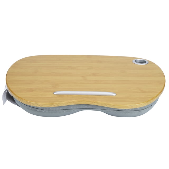 Herwey Laptop Stand, Multifunction Laptop Desk Portable Learning Writing Table Bed Table Home Outdoor Lap Desk, Cushioned Lap Tray