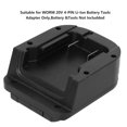 thumbnail image 1 of Battery Adapter, Built-In Battery Lock Fixed Combination Tool Battery Simple Design Power Tool Battery , Durable For Workshop Industrial, 1 of 8