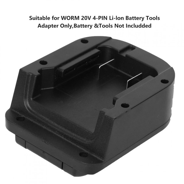 Battery Adapter, Built-In Battery Lock Fixed Combination Tool Battery Simple Design Power Tool Battery , Durable For Workshop Industrial